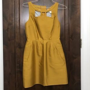 Beautiful Golden Anthropologie Cocktail Dress